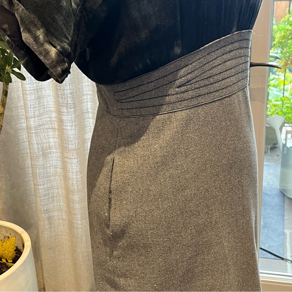 Beckerman Vintage Wool-Blend Dress Size 4 - Picture 4 of 10